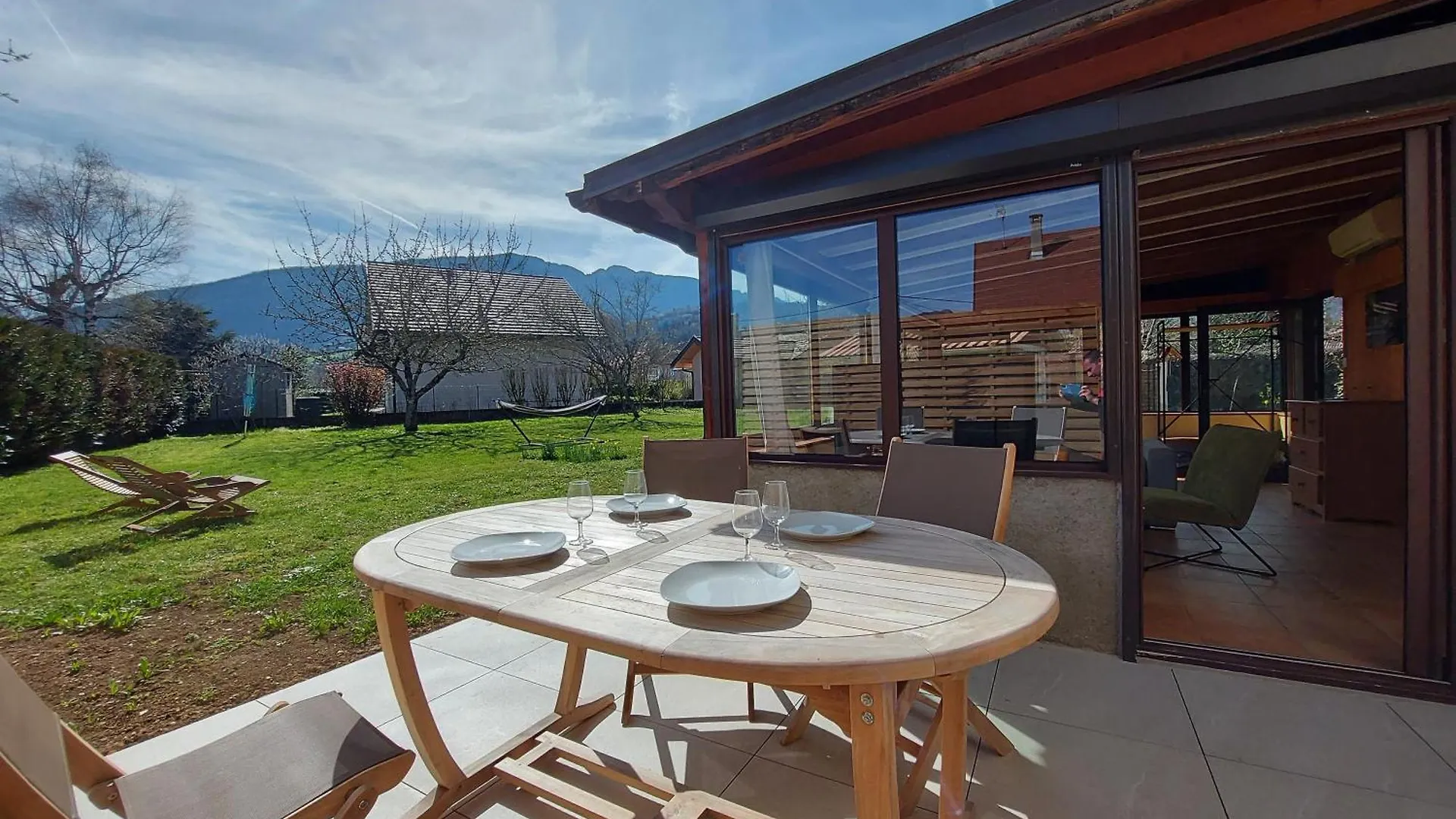 Entre Lac Et Montagne, Cote Calme, Spacieux 3 Pieces Avec Grand Jardin Saint-Jorioz Apartment